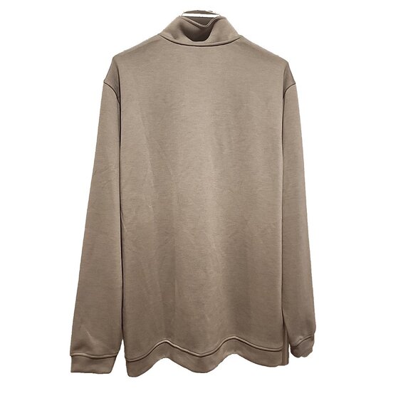 ADIDAS XXL mens 1/4 zip pullover 2xl elevated gray golf sweater sweatshirt new - Picture 6 of 7